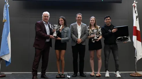 Los deportistas fueron premiados en la Fiesta del Deporte.