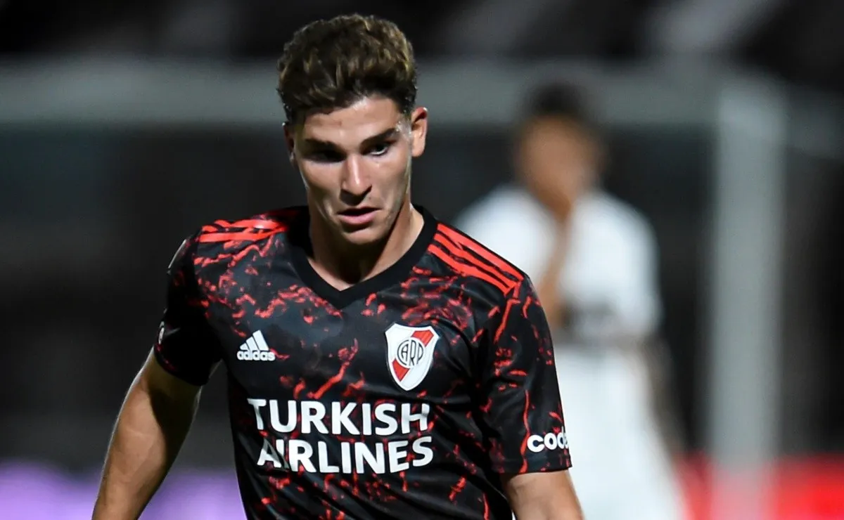 Julián Álvarez atraviesa su mejor momento en River, el es máximo goleador de la Liga Profesional y ante Platense marcó su gol número 15 en los últimos 11 partidos.