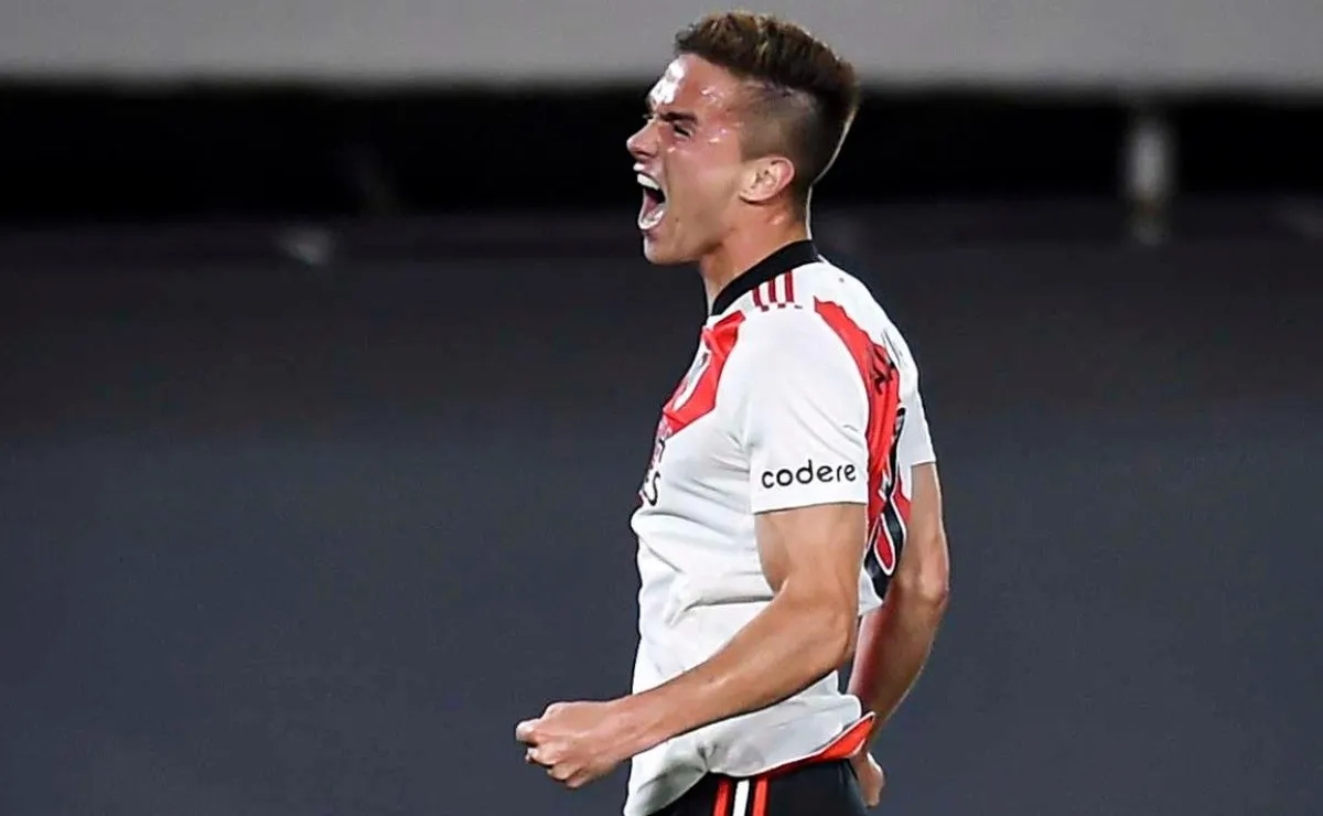 Agustín Palavecino volverá a visitar con la camiseta de River la cancha de Platense, club en el que se formó y es muy querido.