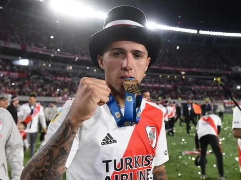 Los jugadores que dieron su primera vuelta olímpica