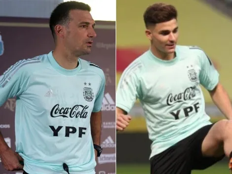 Scaloni habló sobre los estudios médicos de Julián Álvarez