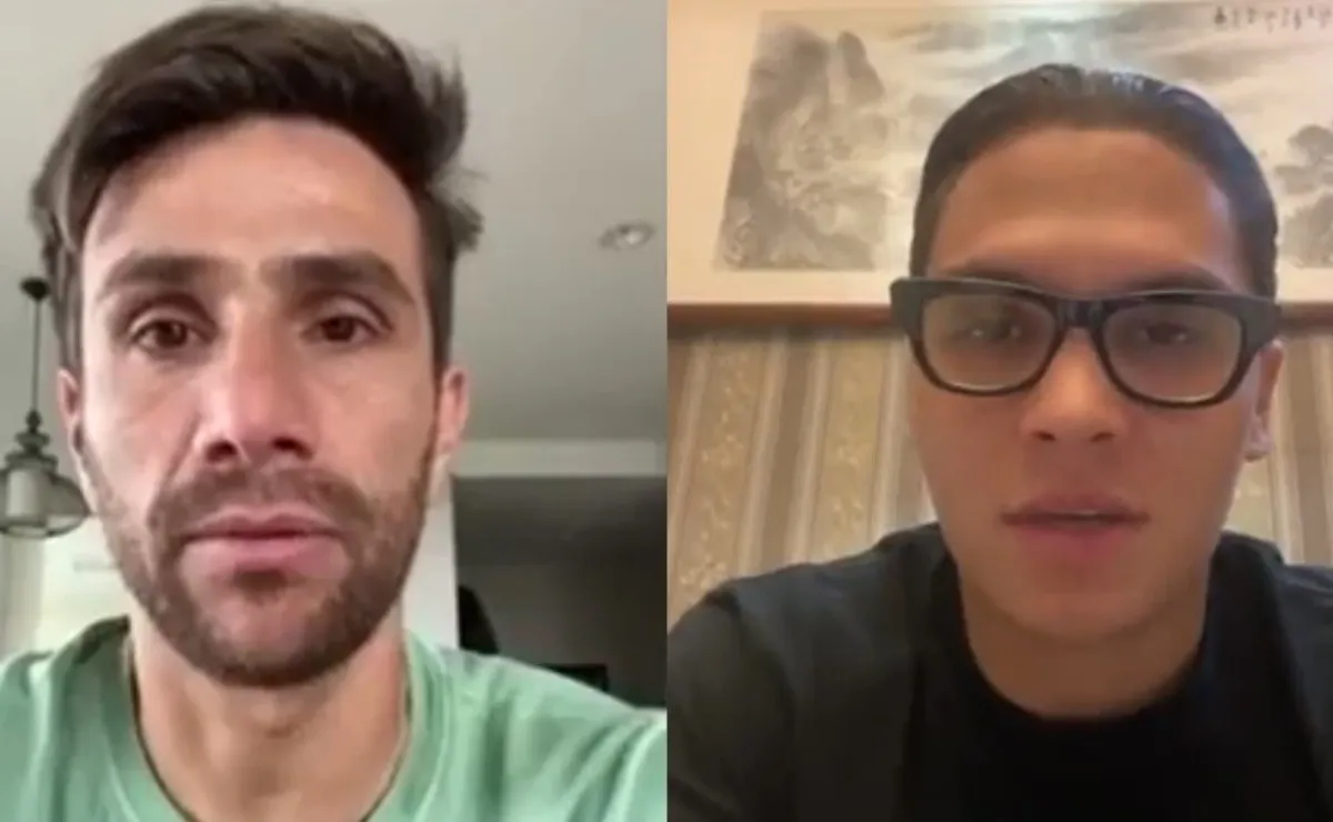 Ponzio y Juanfer tuvieron una acción para destacar con los familiares de la víctima.