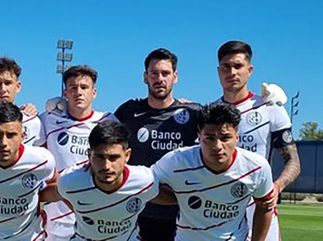 Batalla sufrió en su debut con la Reserva de San Lorenzo