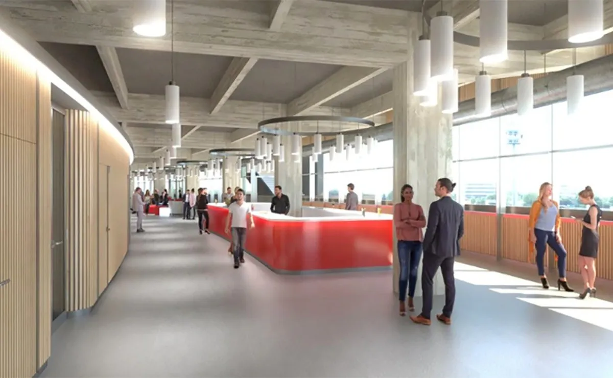 Recreación digital de cómo se vería el nuevo restaurante.