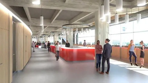 Recreación digital de cómo se vería el nuevo restaurante.