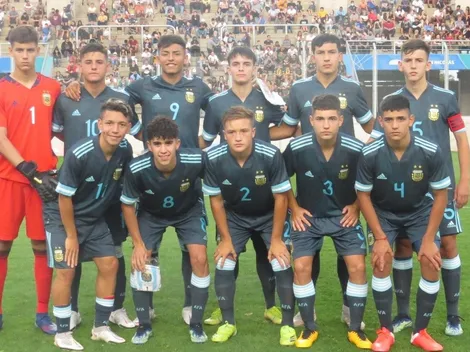 Presencia riverplatense en un amistoso del Sub 17