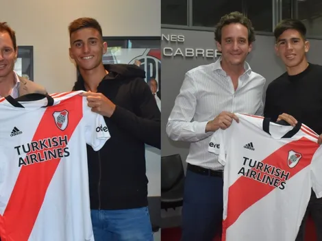 Salomoni y Monzón firmaron su primer contrato