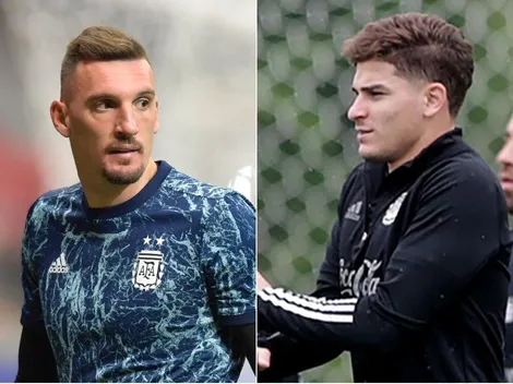 Argentina vs. Uruguay: Armani y Julián al banco