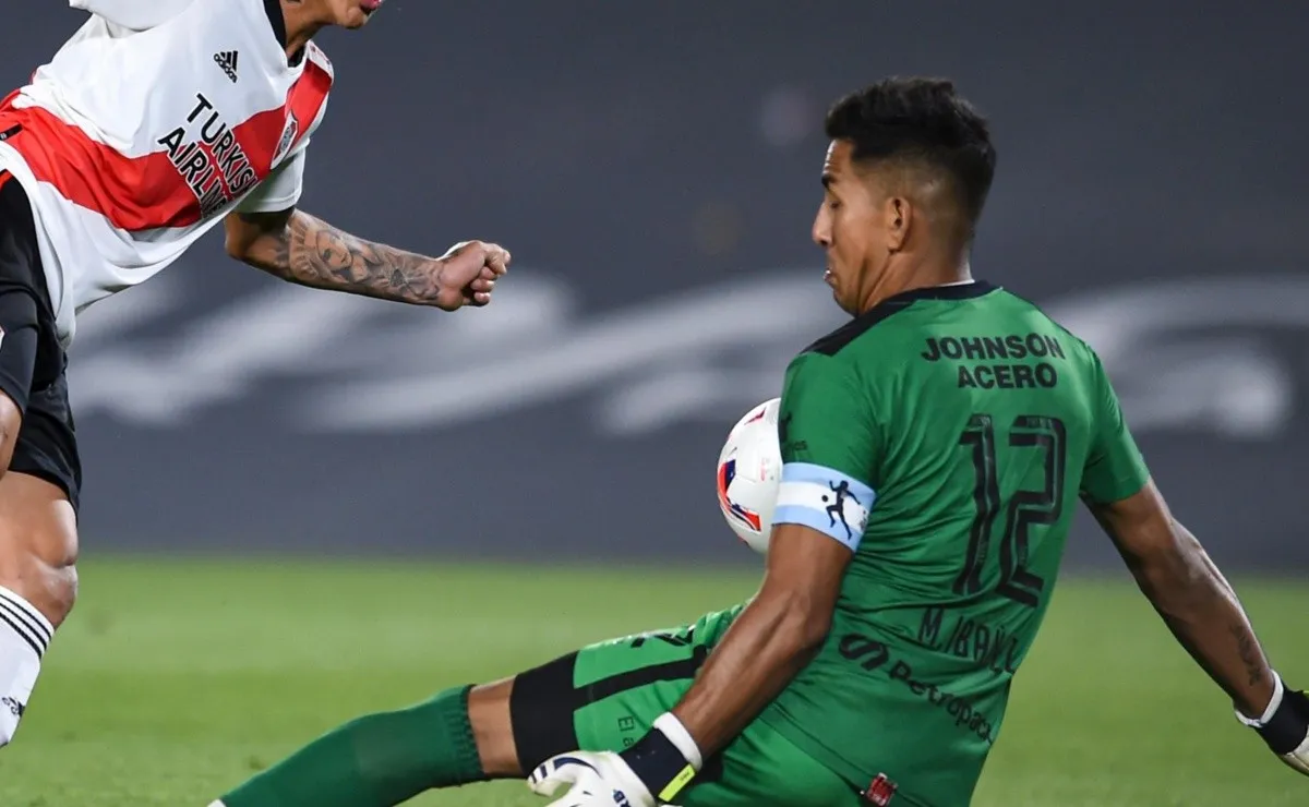 A pesar de la goleada, el arquero del Patrón felicitó a River.