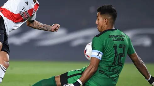 A pesar de la goleada, el arquero del Patrón felicitó a River.