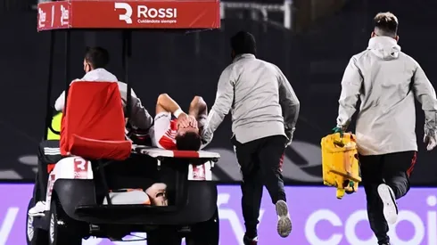 El defensor solo estuvo un minuto y medio en cancha.