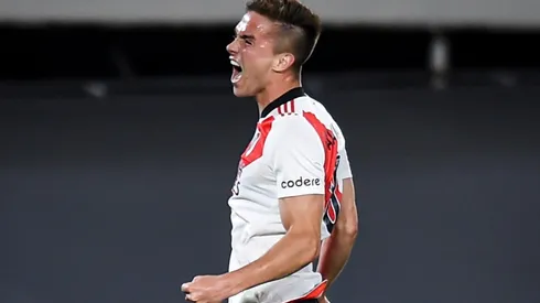 Agustín Palavecino abrió la goleada de River 5-0 sobre Patronato.