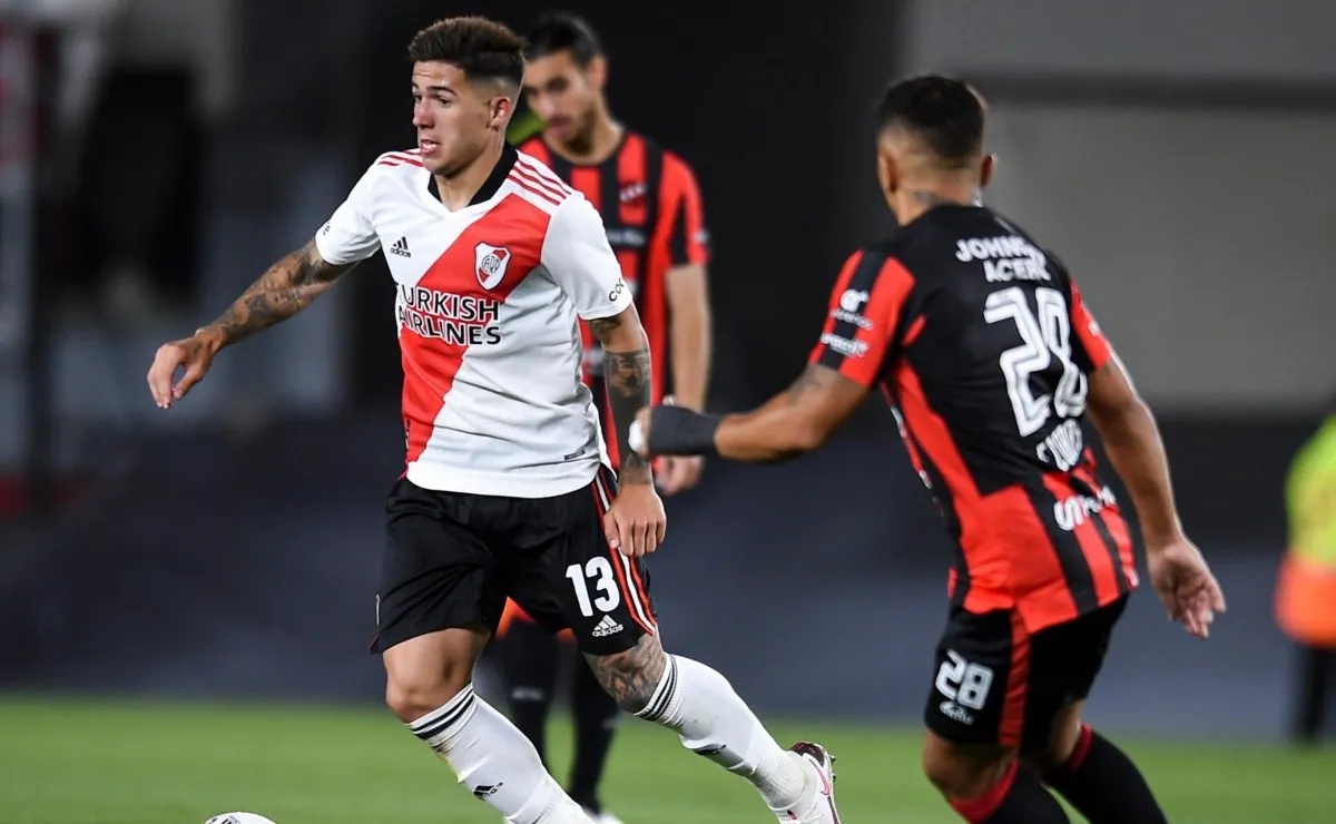 Enzo Fernández la rompió contra Patronato y así lo demuestran las estadísticas del partido: fue el jugador que mejor entregó la pelota.