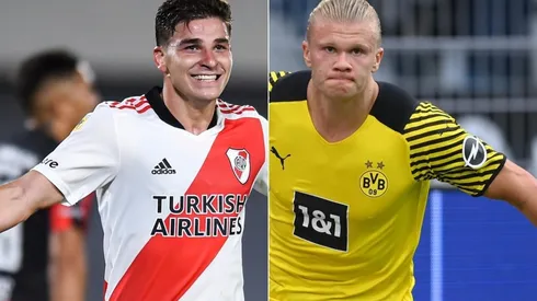 Julián Álvarez y Erling Haaland, dos jóvenes goleadores a nivel mundial.