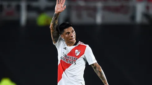 Enzo Pérez elogió a Milton Casco luego del partido entre River y Patronato por la fecha 20 de la Liga Profesional.