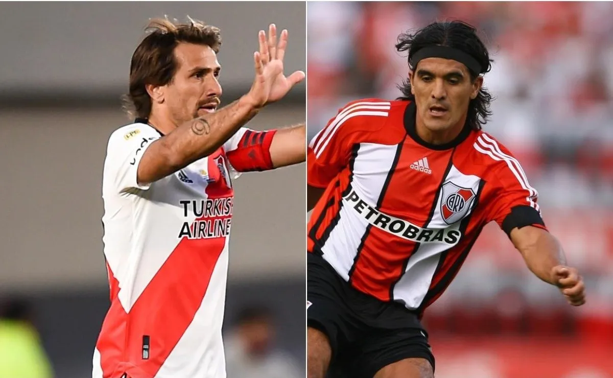 Leonardo Ponzio y Ariel Ortega: dos símbolos de River.