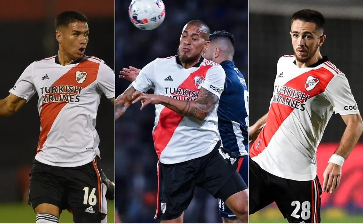 Alex Vigo, Jonatan Maidana y Felipe Peña Biafore son tres de los seis defensores que el Muñeco tendrá disponibles el próximo domingo contra Patronato.