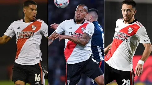 Alex Vigo, Jonatan Maidana y Felipe Peña Biafore son tres de los seis defensores que el Muñeco tendrá disponibles el próximo domingo contra Patronato.