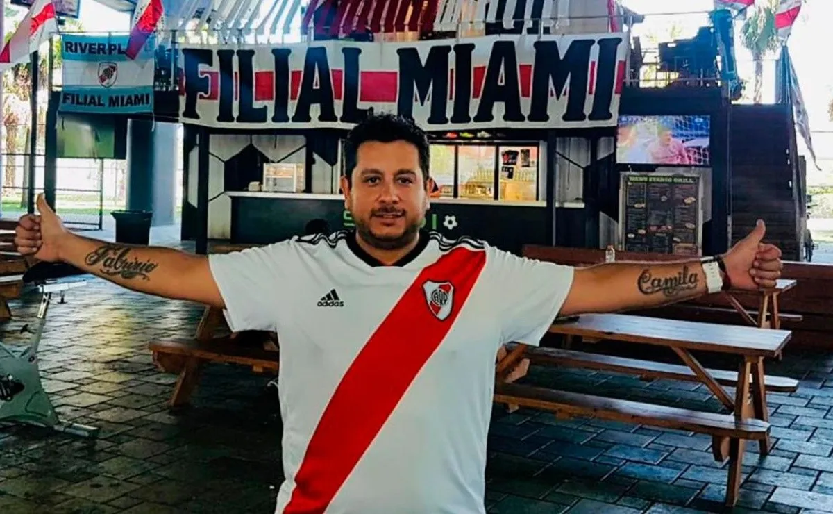 Fabio Flores, presidente de la Filial de River de Miami.