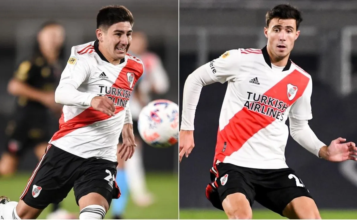 Agustín Fontana y José Paradela no fueron convocados en los últimos partidos y su destino en 2022 estaría lejos de River.