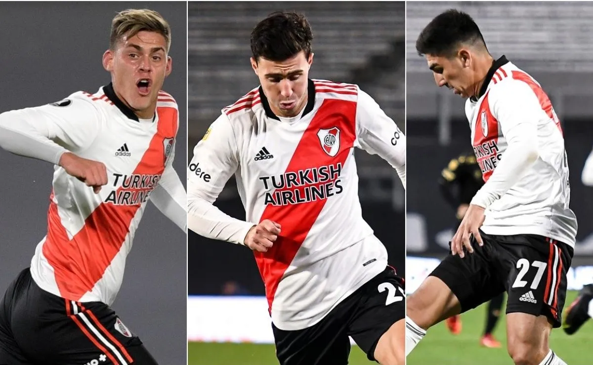 Federico Girotti, José Paradela y Agustín Fontana tienen poca continuidad en River.