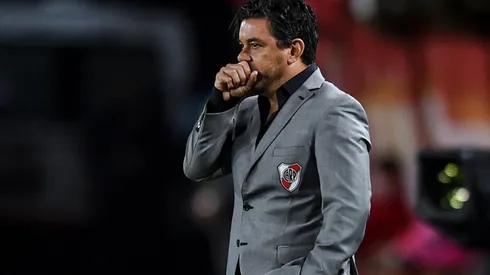 Marcelo Gallardo, durante el empate de River 1-1 con Estudiantes.