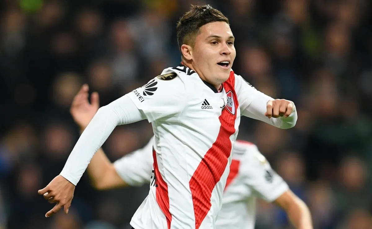 Juan Fernando Quintero compartió en su cuenta de Instagram el tatuaje que un fanático de River se hizo de él.