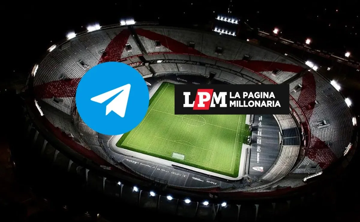 Ahora también vas a poder enterar todo sobre River a través de Telegram.