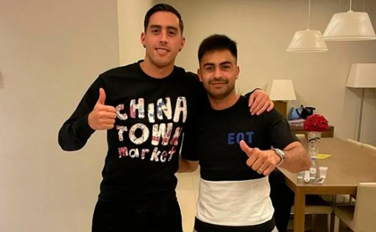 Ramiro Funes Mori y el Pity se reencontraron en Arabia Saudita y compartieron juntos el partido entre River y Estudiantes por la Liga Profesional.