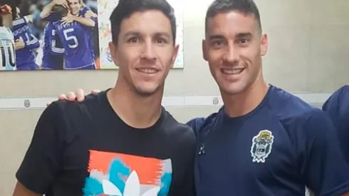 Leo Morales junto a Nacho Fernández.