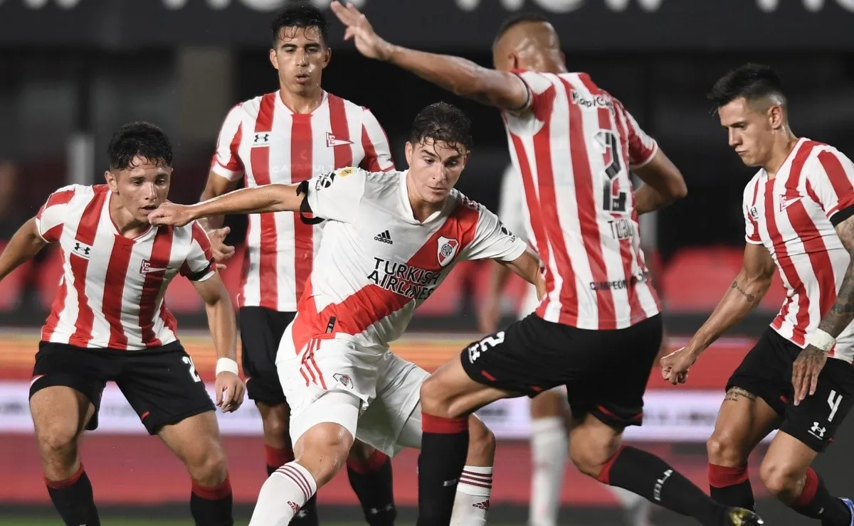 River visitará a Estudiantes este domingo.