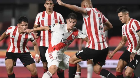 River visitará a Estudiantes este domingo.