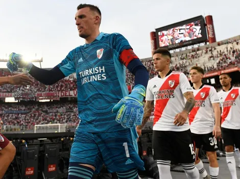 La foto que ven los jugadores cuando salen a la cancha