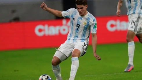 Julián Álvarez forma parte del plantel base de la Selección Argentina.