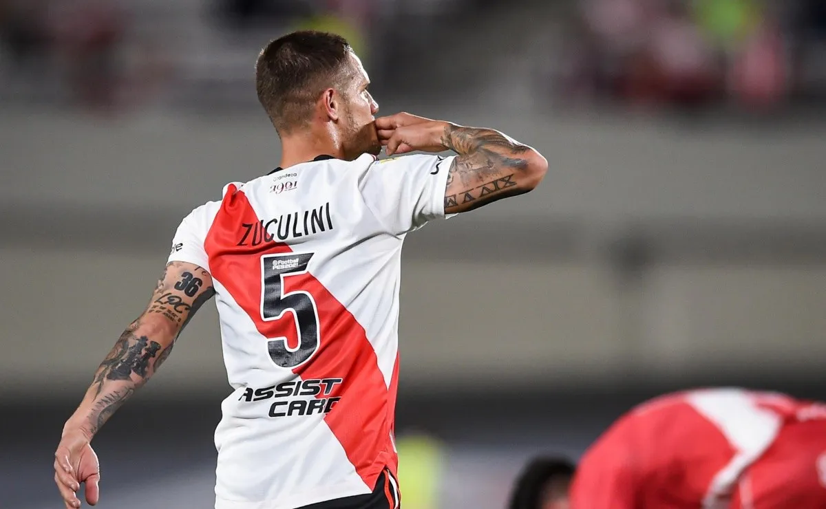 Zucu marcó un golazo frente a Argentinos Juniors.