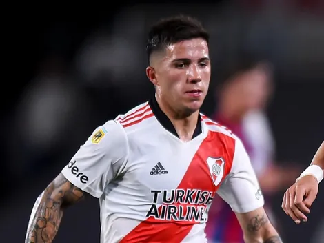 El gesto de Enzo Fernández: le tiró su camiseta a un hincha