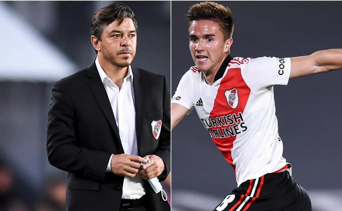 Marcelo Gallardo habló del gran presente de Agustín Palavecino.