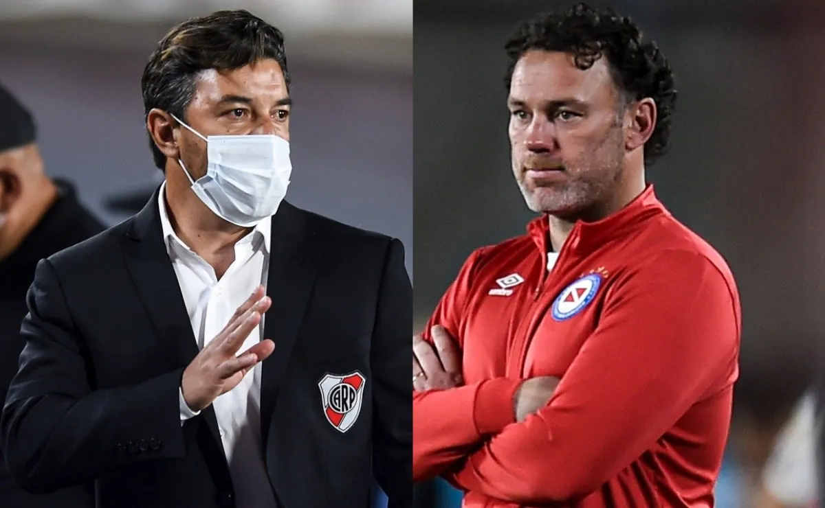El técnico del Bicho le tiró flores a su colega.