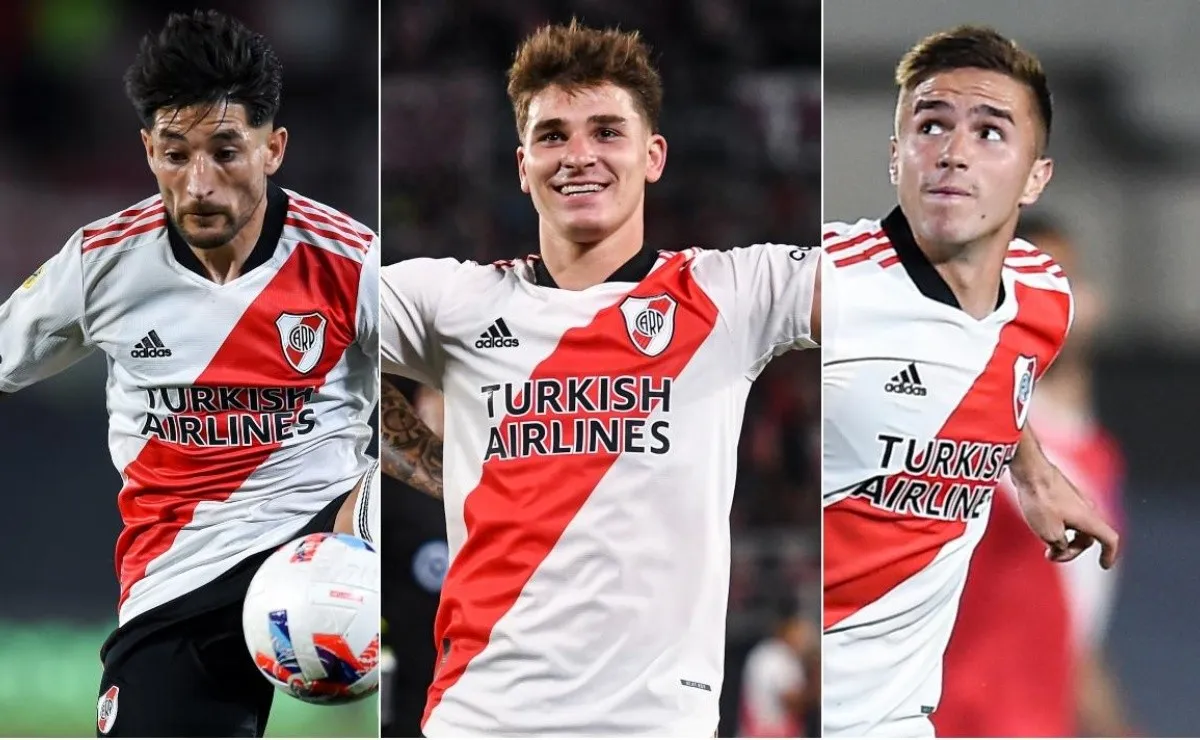 Milton Casco, Julián Álvarez y Agustín Palavecino: los más ovacionados en el Monumental.