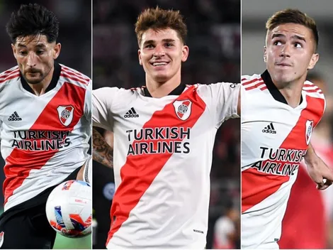 Las tres ovaciones top: Casco, Julián y Palavecino