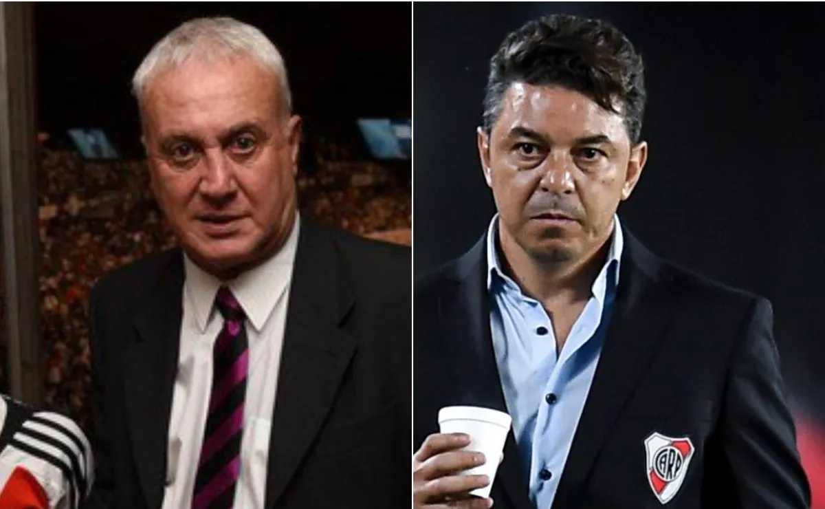 Norberto Alonso y Marcelo Gallardo: dos glorias de la historia de River.