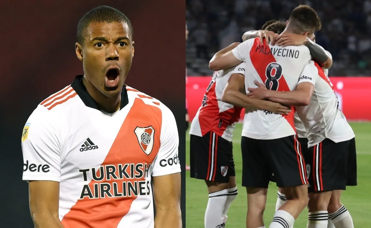 Nico felicitó a sus compañeros por el triunfo.