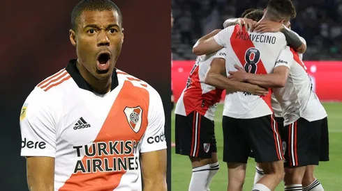 Nico felicitó a sus compañeros por el triunfo.