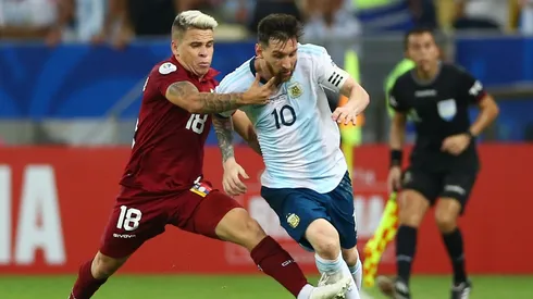 El venezolano sorprendió a todos con su costado riverplatense.