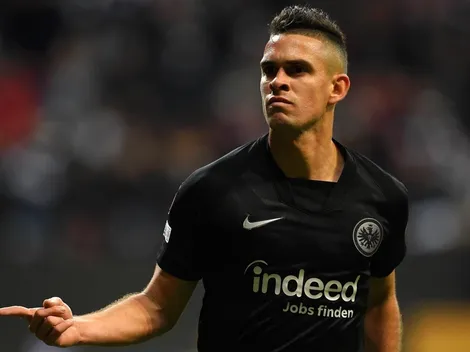 Borré marcó en la victoria del Frankfurt