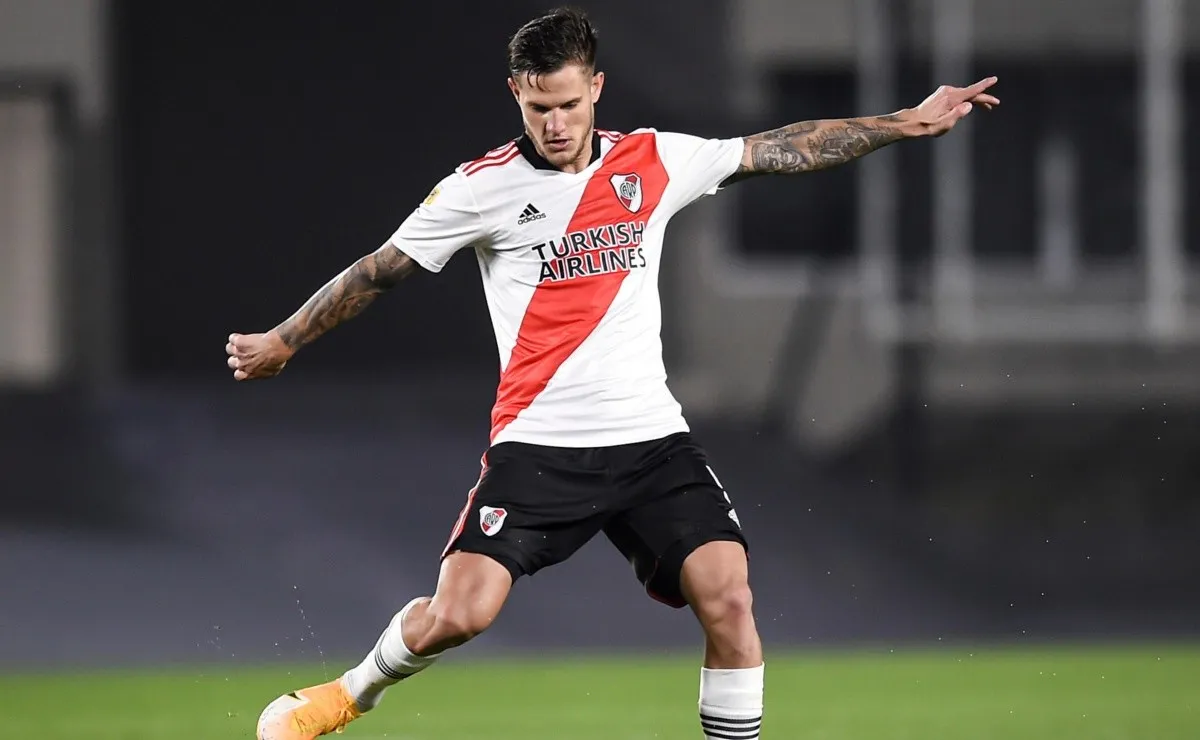 Bruno Zuculini podría jugar como titular ante Talleres por la fecha 17 de la Liga Profesional en lugar de Nicolás De La Cruz que está lesionado.