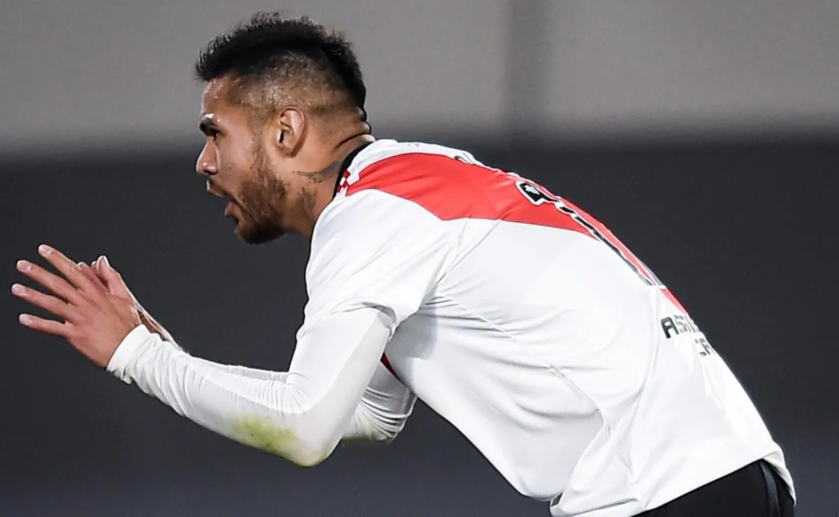 Paulo Díaz, otro de los lesionados del plantel de River.