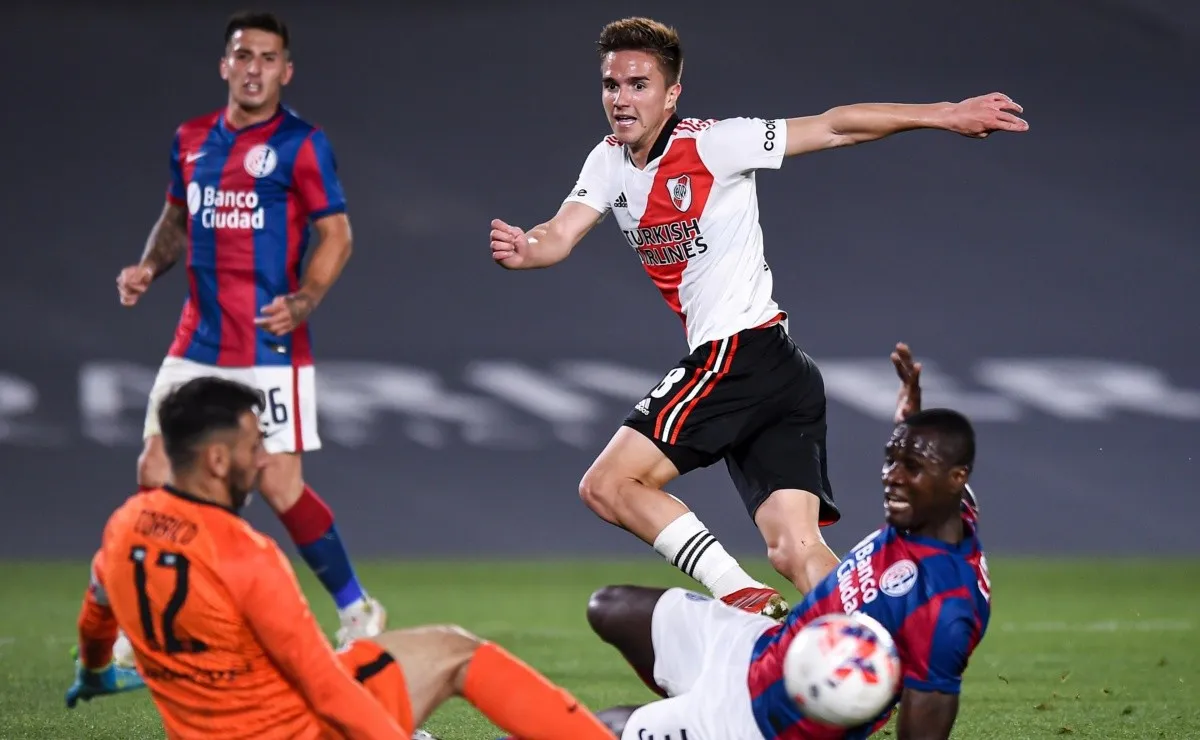 Agustín Palavecino jugó un muy buen partido ante San Lorenzo, valoró la actitud del equipo cuando el resultado no era favorable y palpitó el partido ante Talleres.