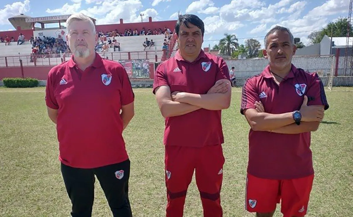 Los tres captadores de River que se hicieron presentes en Calchín.
