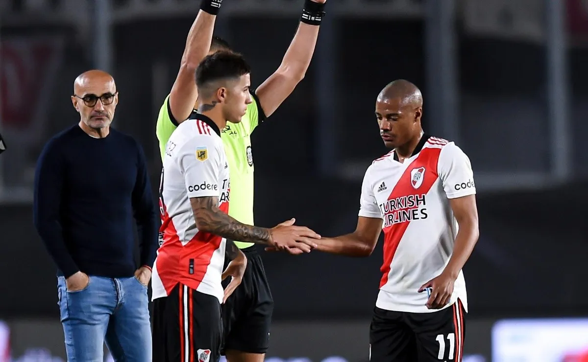 El 11 salió reemplazado por Enzo Fernández en el primer tiempo.